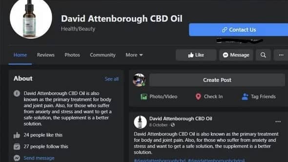 David-Attenborough cbd olie